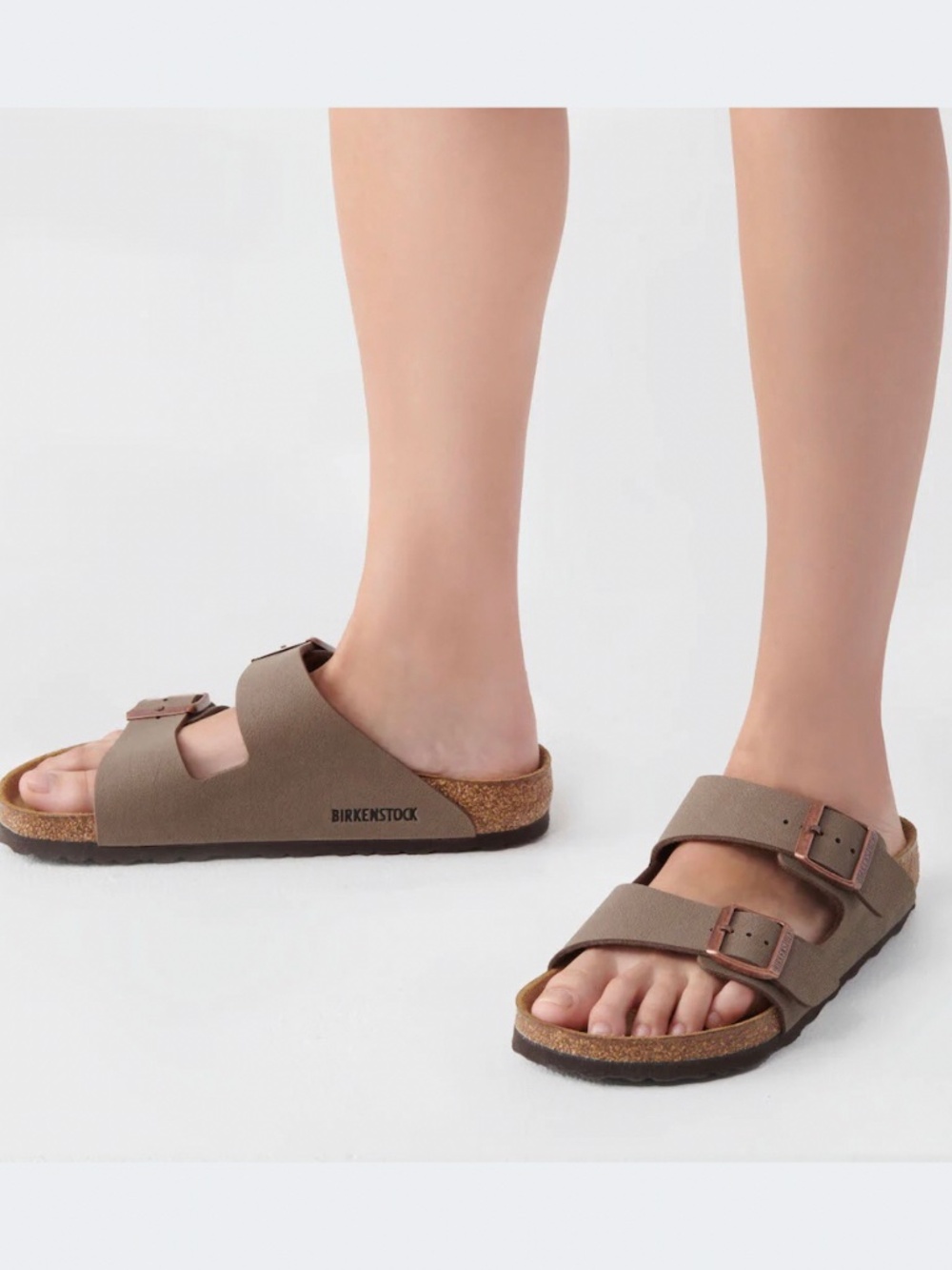 Birkenstock Sandals Arizona Birk Mocha Brown Size 38 245 M6 Unisex US Size W7.
